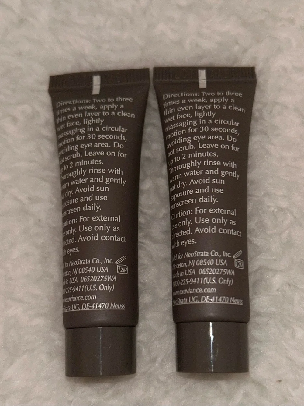 Exuviance Triple Microdermabrasion Face Polish 2 Pack NEW